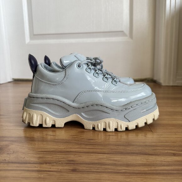EYTYS Angel Light Blue Leather Sneakers In Sky Blue - Picture 4 of 7